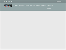 Tablet Screenshot of mingweb.org